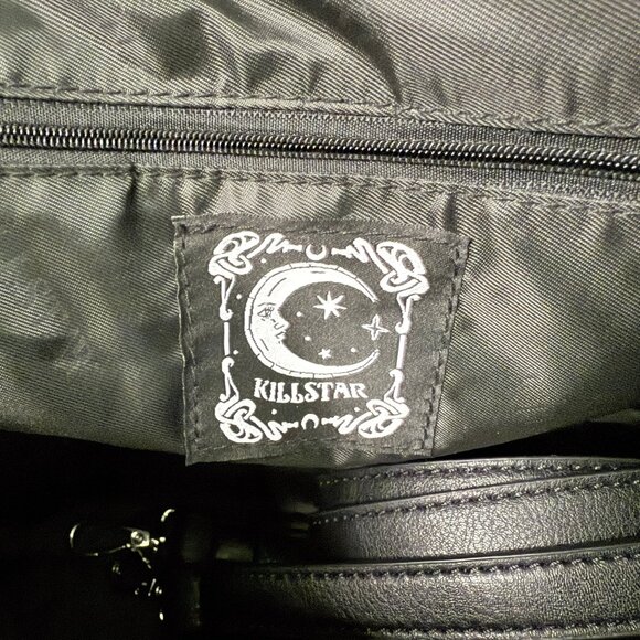 KILLSTAR | Never Trust the Living Cross-body Bag; Double Handle; Faux Leather - Picture 7 of 9